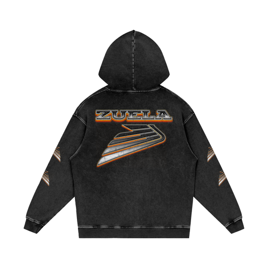 Snow Washed Motor Badge Hoodie
